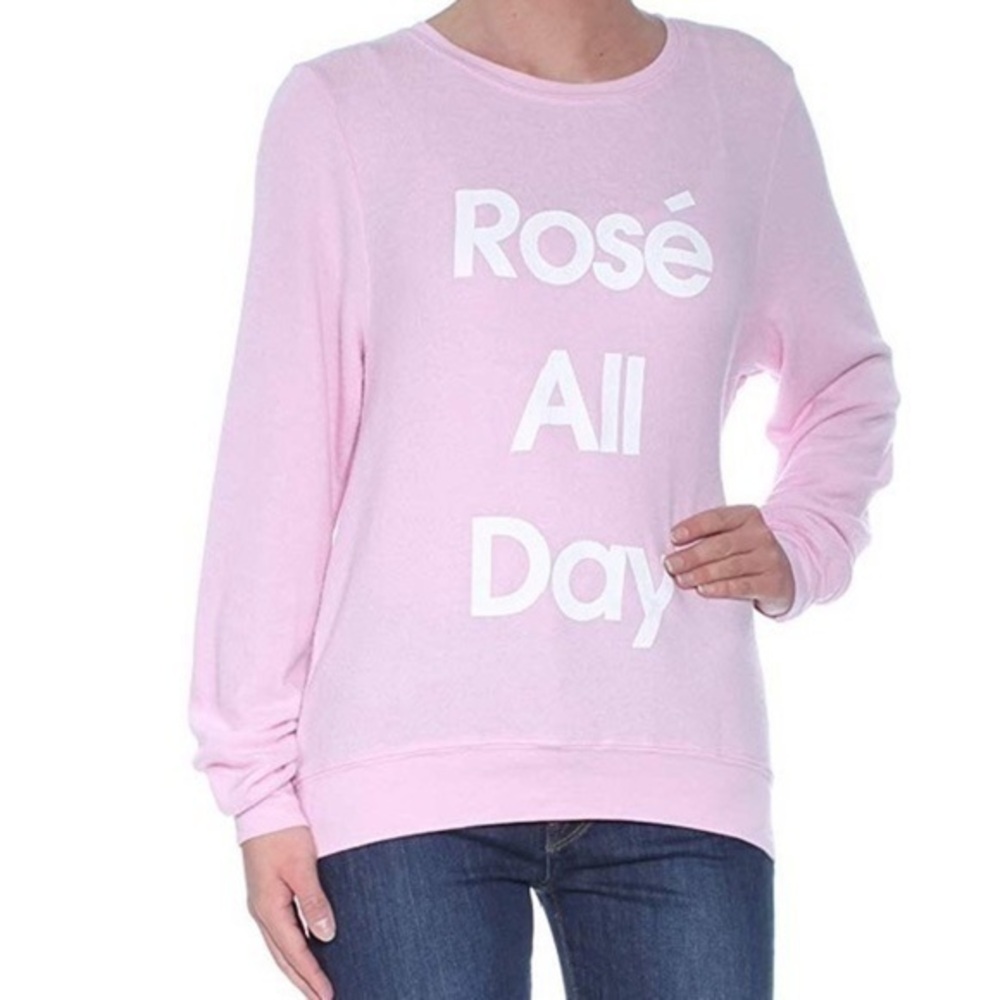 New Dream Scene Rose All Day Graphic Sweatshirt